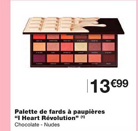 palette de fards à paupières "i heart hévolution"