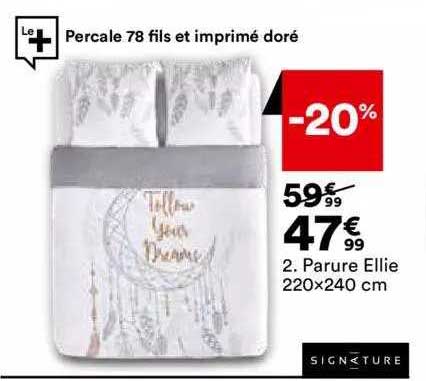 parure ellie 220 x 240 cm signature