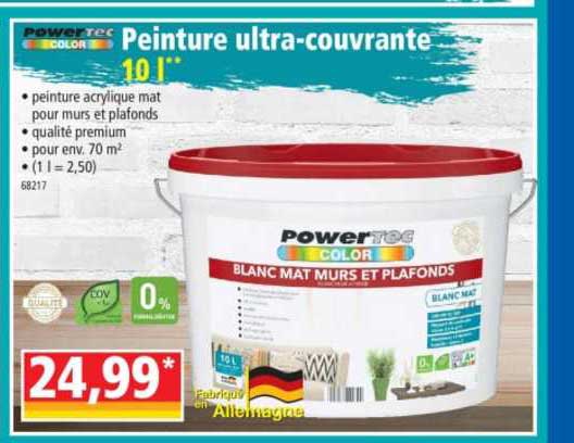 Peinture Ultra-couvrante Powertec Color