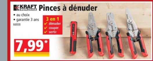 pinces à dénuder kraft