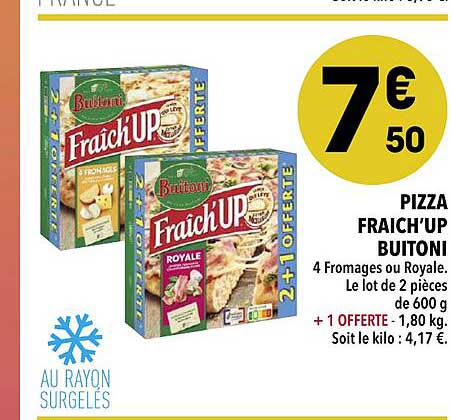 pizza fraîch'up buitoni