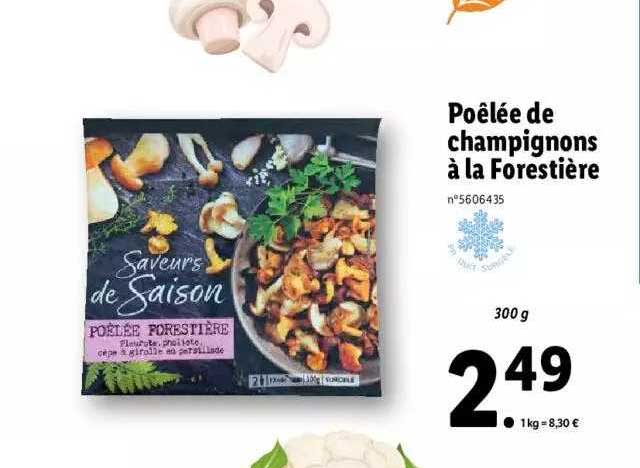 Poêlée De Champignons à La Forestière