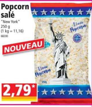 popcorn salé "new york"