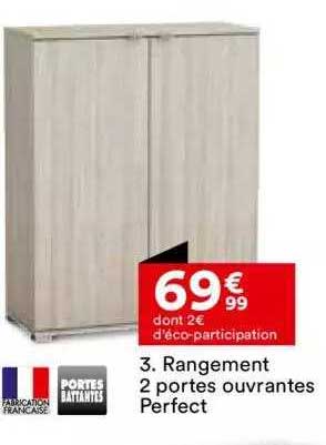 Rangement 2 Portes Ouvrantes Perfect
