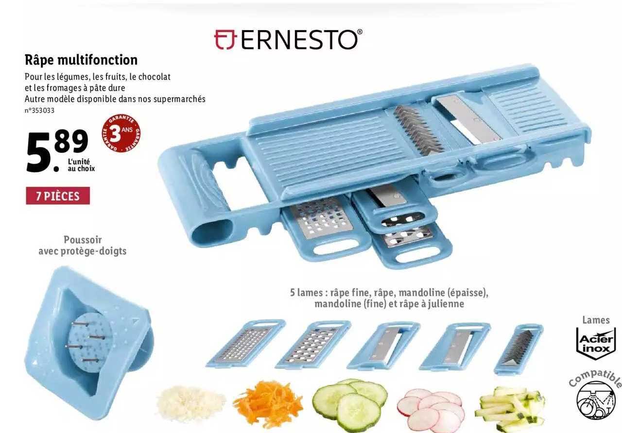 Râpe Multifonction Ernesto