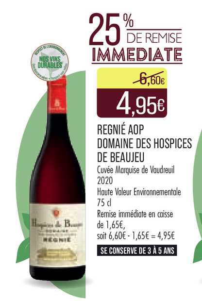 Regnié Aop Domaine Des Hospices De Beaujeu