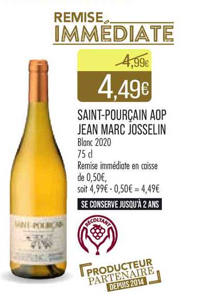 saint-pourçain aop jean marc josselin blanc 2020