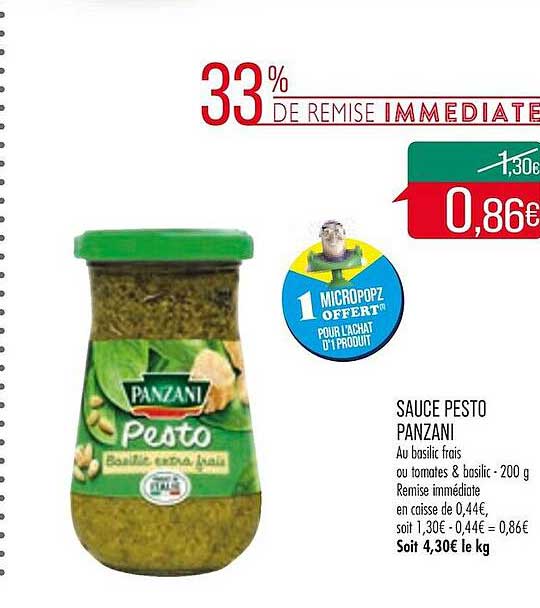 Sauce Pesto Panzani