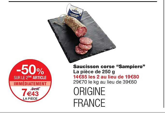 Saucisson Corse "sampiero"