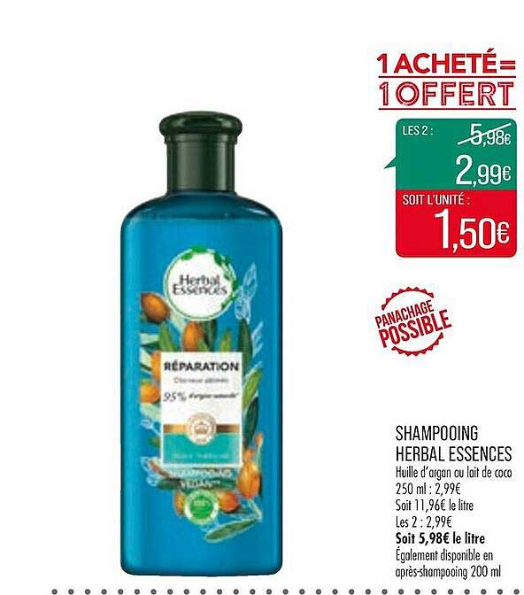 shampooing herbal essences