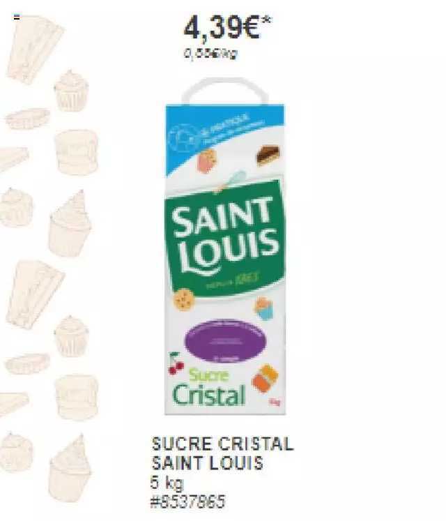 sucre cristal saint louis