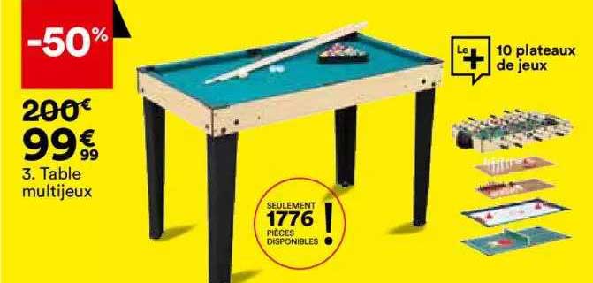table multijeux