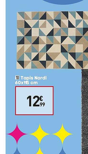 tapis nordi 60 x 115 cm