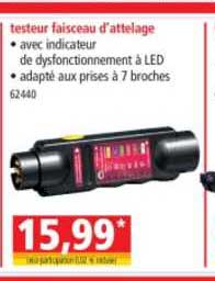 testeur faisceau d'attelage