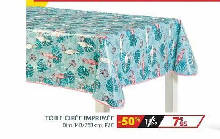Toile Cirée Imprimée