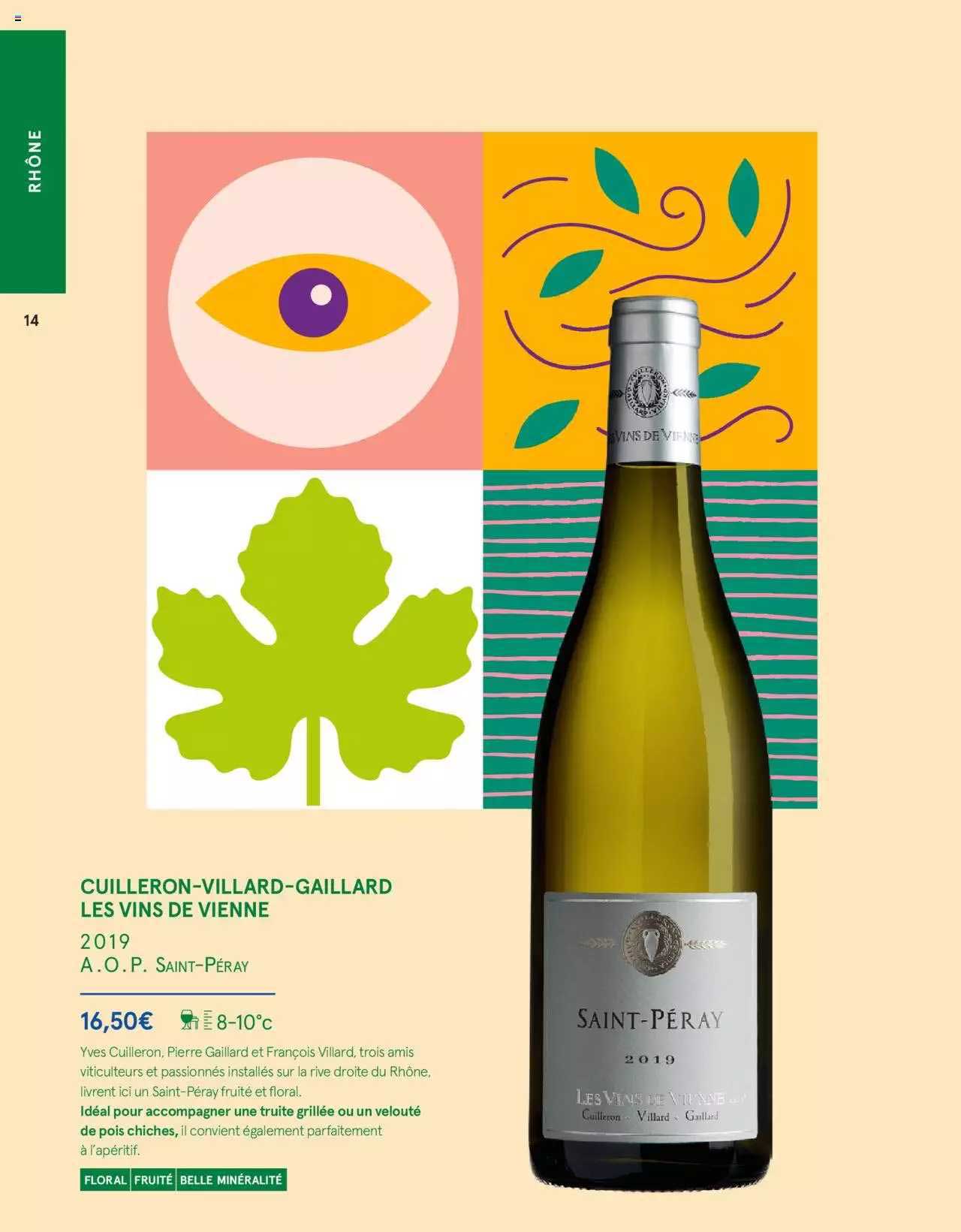 cuilleron-villard-gaillard les vins de vienne 2019 a.o.p. saint-péray