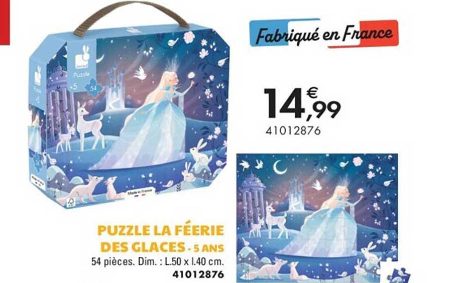 puzzle la féerie des glaces - 5 ans