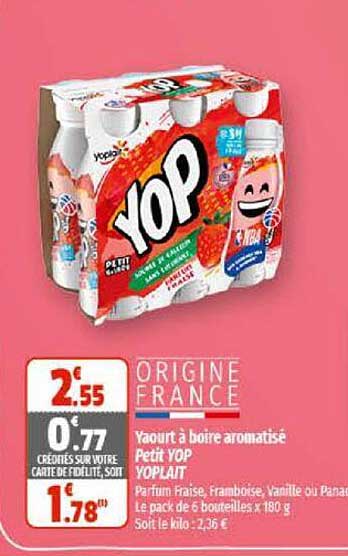 Yaourt à Boire Aromatisé Petit Yop Yoplait