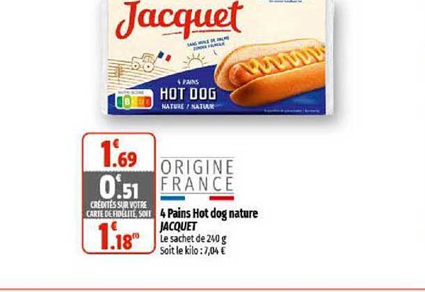 4 pains hot dog nature jacquet