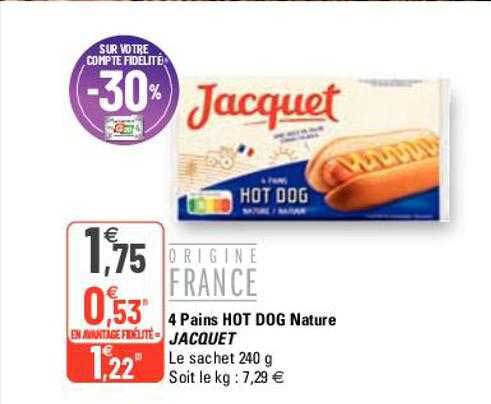 4 pains hot dog nature jacquet