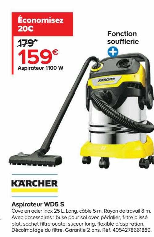 Aspirateur 1100 W Wd5 S Kärcher