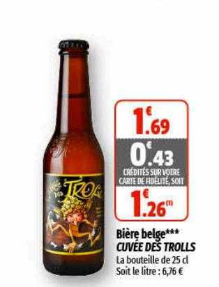bière belge cuvée des trolls