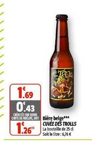 bière belge cuvée des trolls