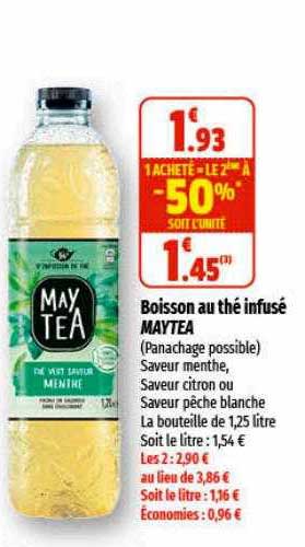 Boisson Au Thé Infusé Maytea