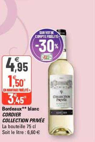 bordeaux blanc cordier collection privée