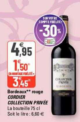 Bordeaux Rouge Cordier Collection Privée