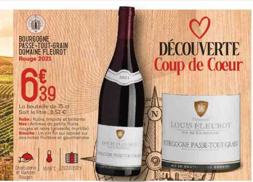 bourgogne passe-tout-grain domaine fleurot rouge 2021