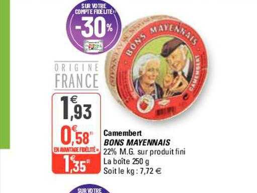 camembert bons mayennais