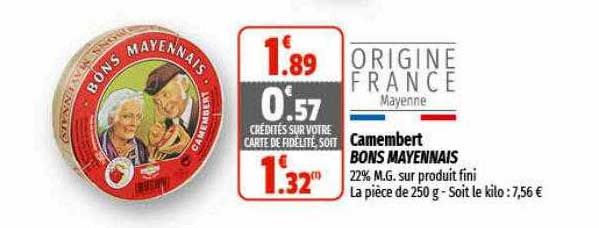 camembert bons mayennais
