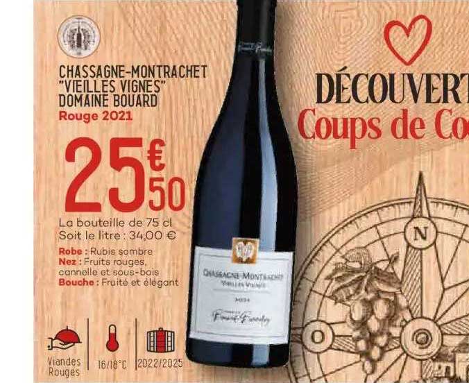 chassagne-montrachet "vieilles vignes" domaine bouard rouge 2021