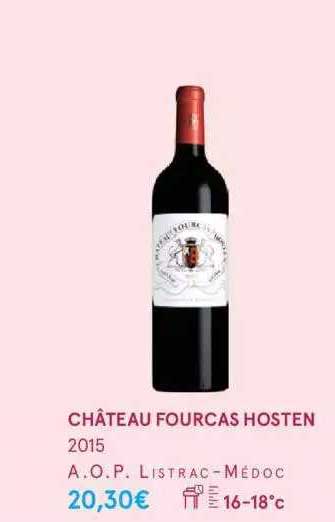 château fourcas hosten 2015 a.o.p. listrac-médoc