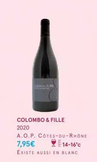 colombo & fille 2020 a.o.p. côtes-du-rhône