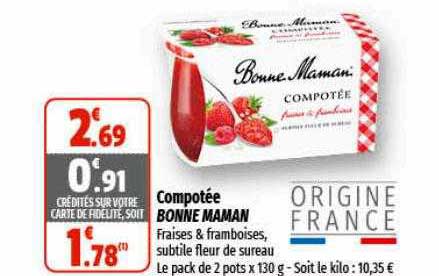 compotée bonne maman