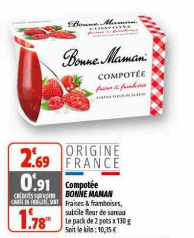 compotée bonne maman