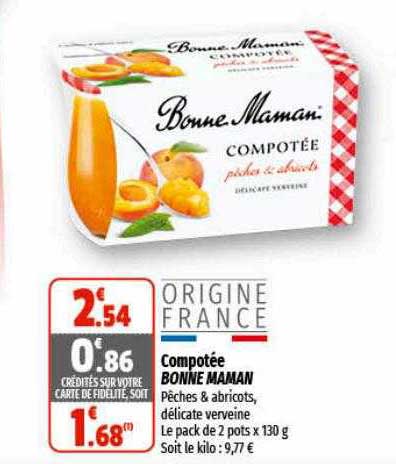 compotée bonne maman