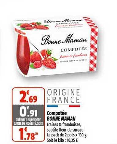 compotée bonne maman