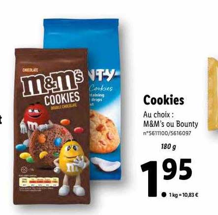 Cookies M&m's