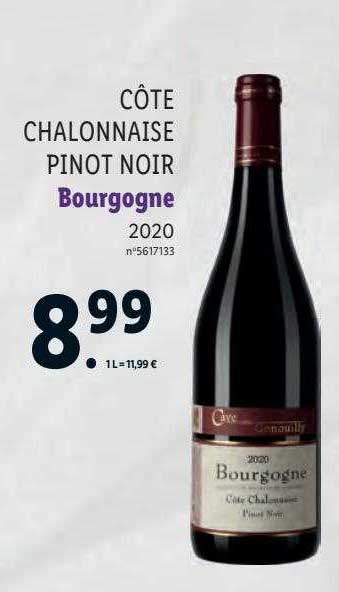 côte chalonnaise pinot noir bourgogne 2020