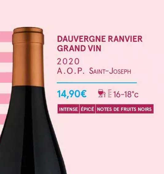 dauvergne ranvier grand vin 2020 a.o.p. saint-joseph