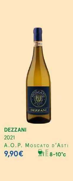 dezzani 2021 a.o.p. moscato d'asti