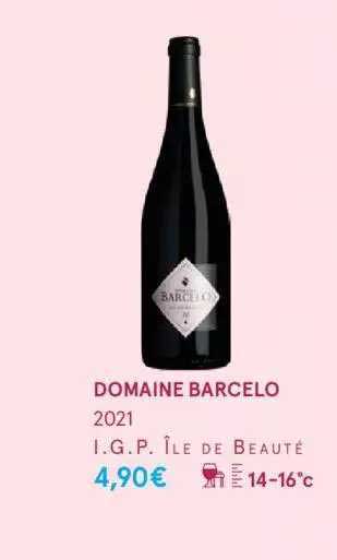domaine barcelo 2021 i.g.p. île de beauté