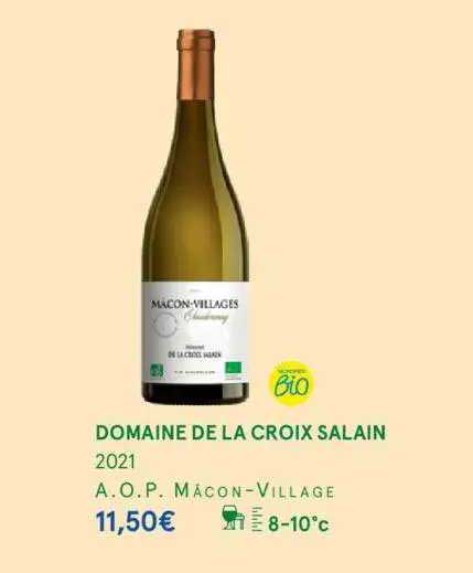 domaine de la croix salain 2021 a.o.p. mâcon-village