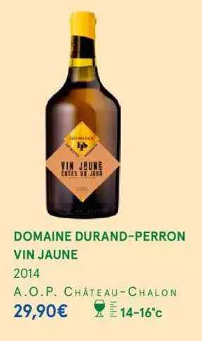 domaine durand-perron vin jaune 2014 a.o.p. château-chalon