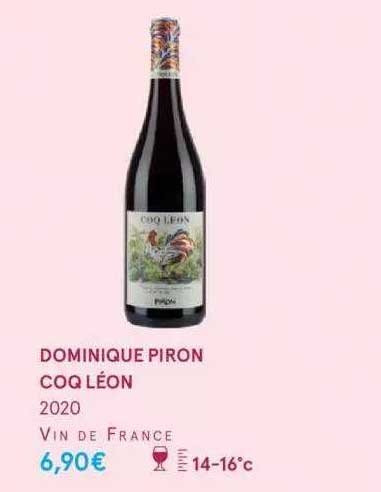 dominique piron coq léon 2020 vin de france