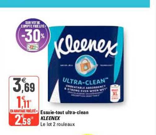 essuie-tout ultra-clean kleenex