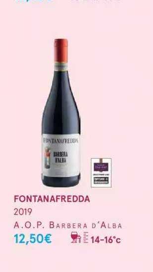 fontanafredda 2019 a.o.p. barbera d'alba